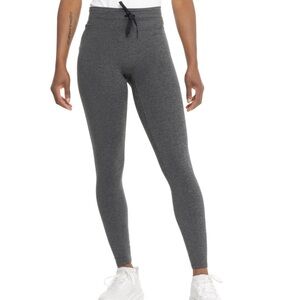 Spanx Large Petite Leggings Skysoft High-Rise Leggings in black dash Heather NWT